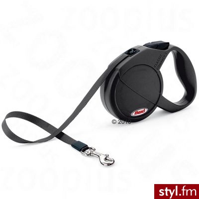 Flexi Smycz Classic Compact Small, 5 m - Czarna - Psy Zwierzaki