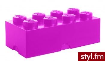 Tega Pojemnik Lego Na Zabawki 8 Różowy LG-4004-221 - Dziecko