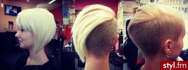 Blond Rozpuszczone Proste Na co dzień Krótkie Fryzury