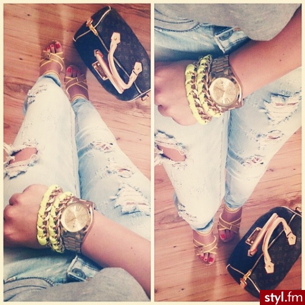 Jeansy Spodnie Moda