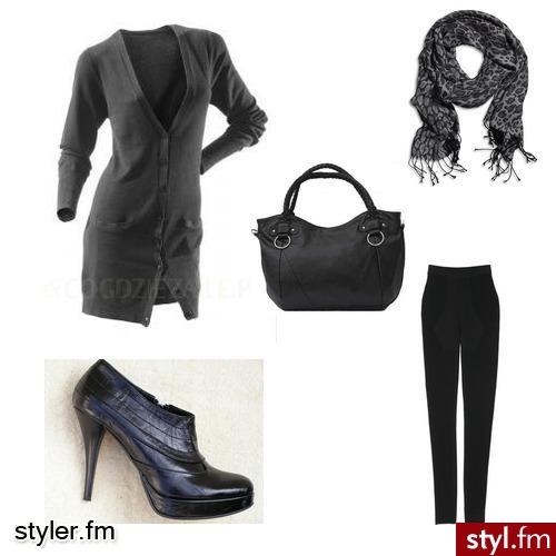 wiosenno czarny. wygodnie i stylowo - Styler