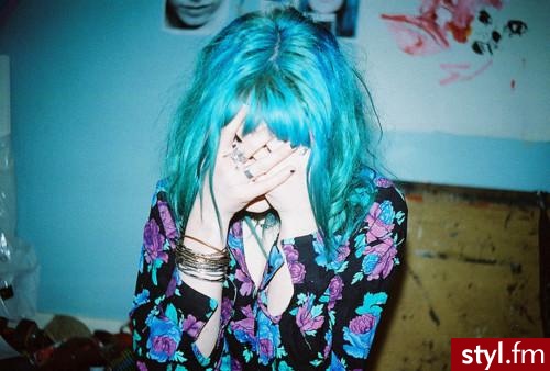 Kolorowe Punk Rock Alternatywne Krótkie Fryzury