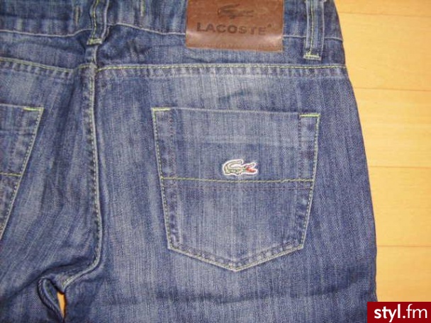 LACOSTE jeansy używane. Mam do sprzedania jeasy Lacoste rozmiar 31/32 - Misz-masz