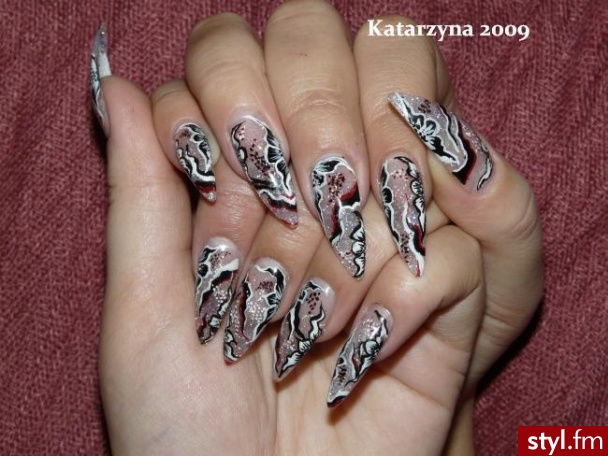 Tips+ Żel Kamuflaż+Brokat+ Farbki Akrylowe. www.swiatpaznokci.com - Paznokcie