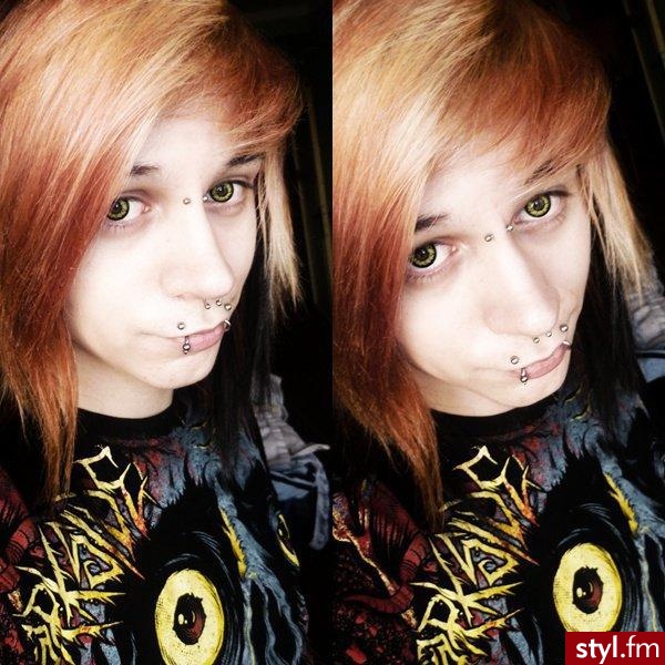 Kolorowe Punk Rock Alternatywne Średnie Męskie Fryzury