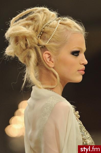 Blond Upięcie Proste Na co dzień Długie Fryzury