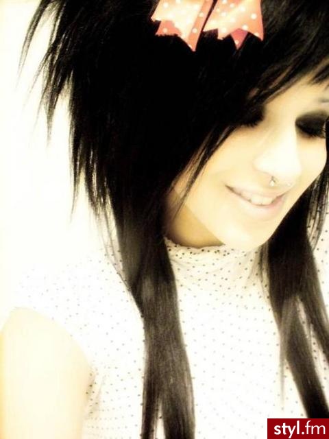 EMO Alternatywne Średnie Fryzury