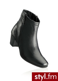 Bonprix Botki skórzane 956396_23045 - Botki Buty Moda
