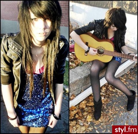 EMO Alternatywne Średnie Fryzury