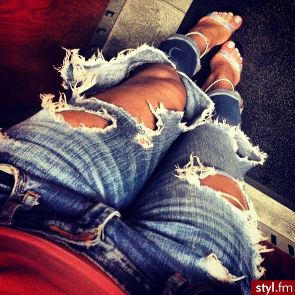 Jeansy Spodnie Moda