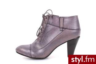Szare klasyczne botki - znajdziecie na stronie ModneNiebo.pl - Botki Buty Moda