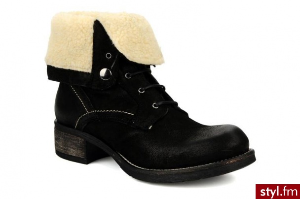 Khrio PÓŁBUTY I BOTKI USUR BY KHRIO (Czarny) - Botki Buty Moda