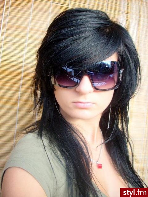 mój prywatny:p hehe - EMO Alternatywne Średnie Fryzury