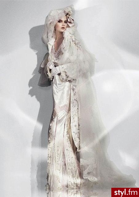 John Galliano + Swarovski - Suknie ślubne Ślub Moda