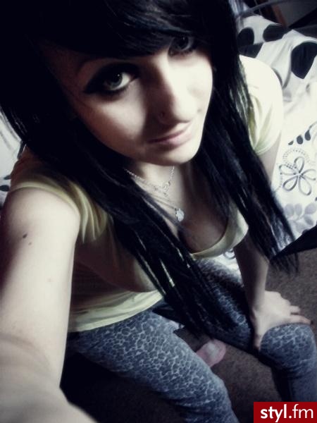 EMO Alternatywne Średnie Fryzury