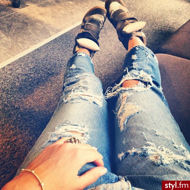 Jeansy Spodnie Moda