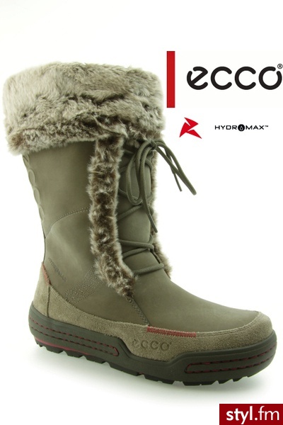 Ecco SIBERIA HIGH WARM GREY - Kozaki Buty Moda