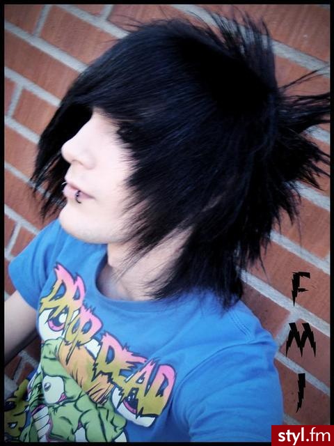 EMO Alternatywne Średnie Fryzury