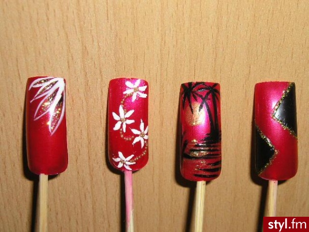 Autor: Agnieszka Otto na czerwono. Autor: <b>Agnieszka Otto</b><br /> - Paznokcie