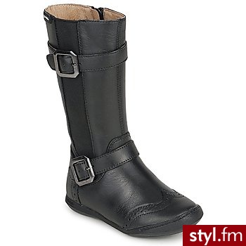 Garvalin Buty Dziecko  Gritilo Black - Kozaki Buty Moda