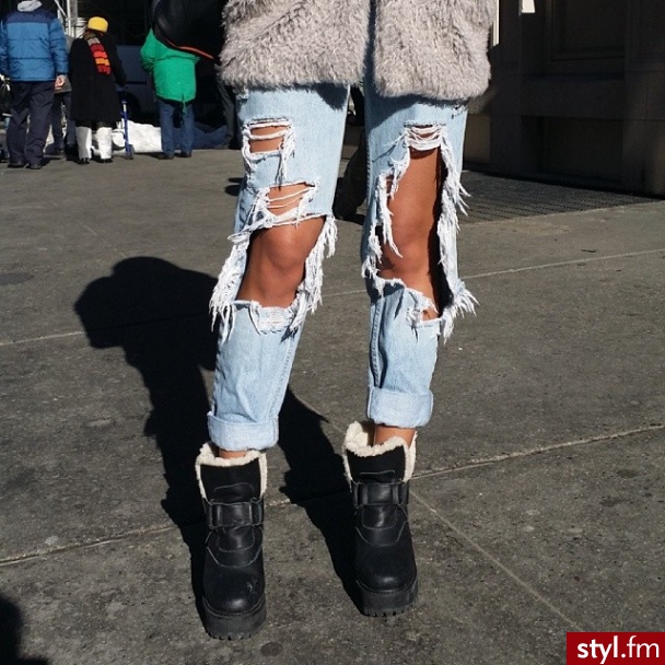 Jeansy Spodnie Moda