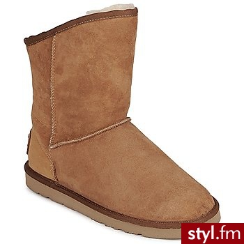 Australia Luxe BUTY COSY SHORT Brown - Kozaki Buty Moda