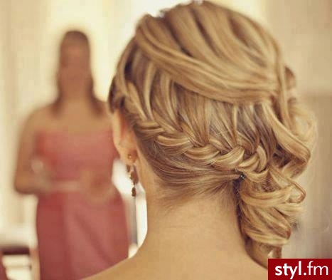 Blond Upięcie Kręcone Ślubne Długie Fryzury