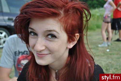 nieład - Kolorowe Punk Rock Alternatywne Średnie Fryzury
