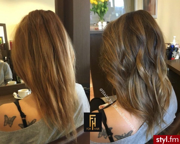 http://forhairsobieski.pl/ SOMBRE OLAPLEX WARSZAWA DOBRY FRYZJER - Na co dzień Średnie Fryzury