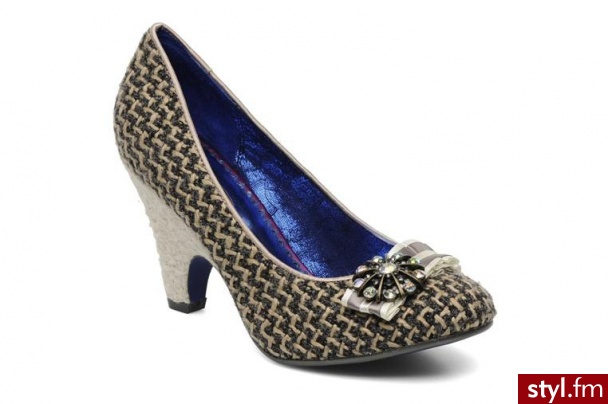Poetic Licence CZÓŁENKA HOT TO TROT BY 57616TAUPE FABRIC - Czółenka Buty Moda