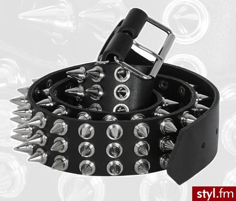 Pasek z ćwiekami spike. - Pozostałe Dodatki Moda