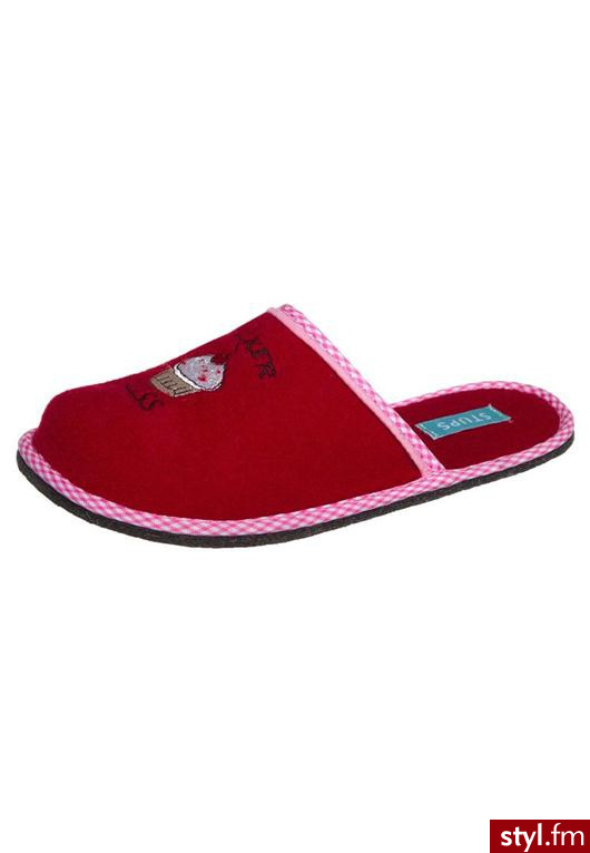 STUPS Kapcie czerwony (542 104) - Pozostałe Buty Moda