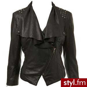 czarna. skórzana - Pozostałe Ciuchy Moda