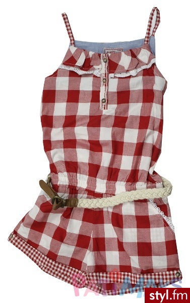 Mayoral Kombinezon 3828 czerwony - Pozostałe Spodnie Moda