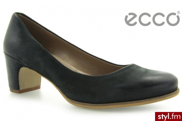 Ecco CZÓŁENKA NEW HEAVEN BLACK - Czółenka Buty Moda