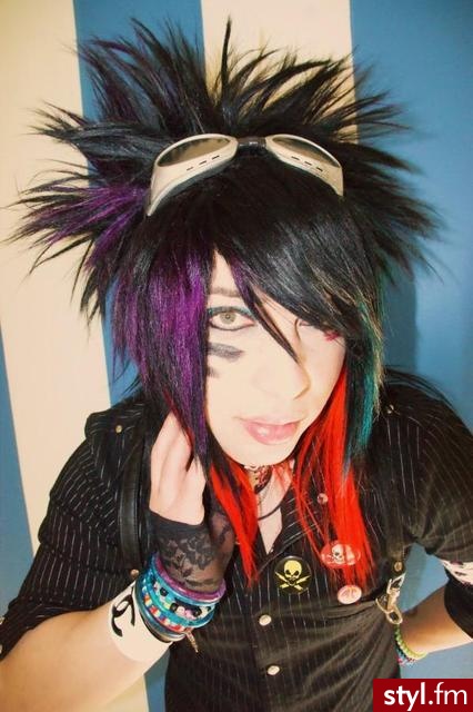 Dahvie Vanity - Punk Rock Alternatywne Średnie Fryzury