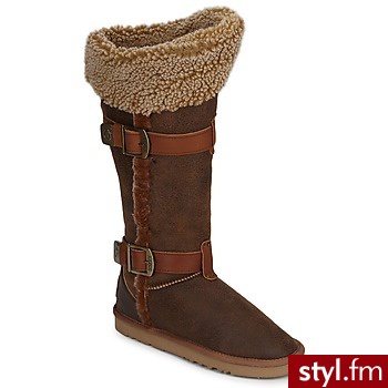Australia Luxe Buty TSAR VIONTAGE TALL CHESTNUT - Kozaki Buty Moda