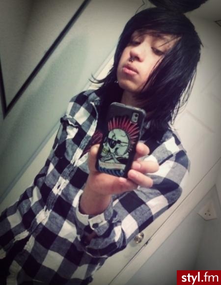 EMO Alternatywne Średnie Fryzury