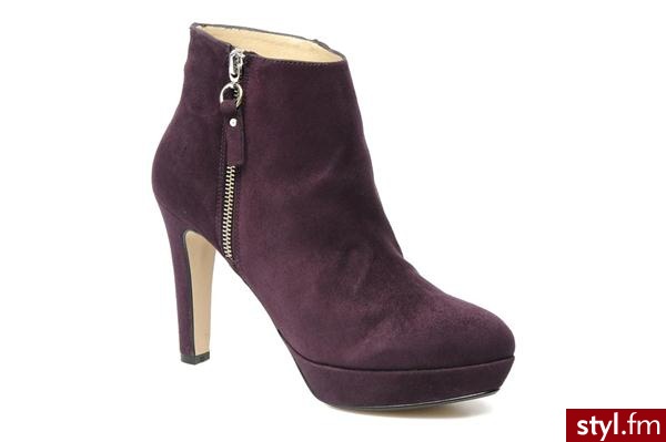 Georgia Rose Półbuty i botki Vandale Fioletowy - Botki Buty Moda