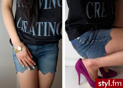 Szorty Spodnie Moda