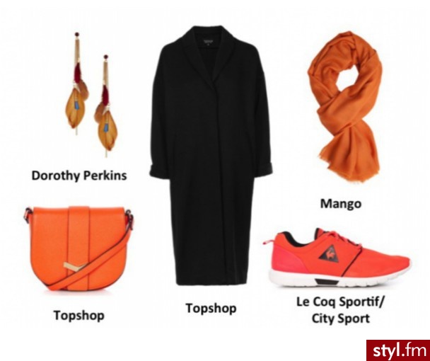 Czarny płaszcz w 5 odsłonach - Styler