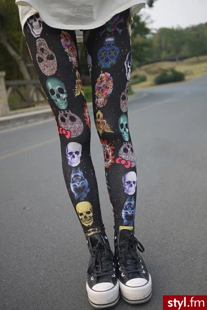 Leginsy Spodnie Moda