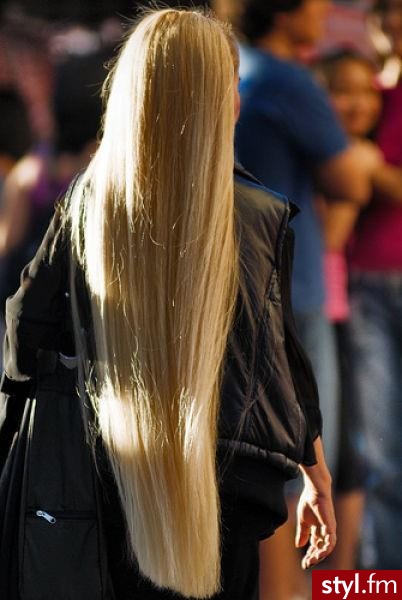 Długie - Blond Rozpuszczone Proste z grzywką Na co dzień Długie Fryzury