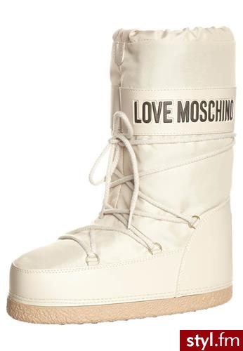 Love Moschino Śniegowce srebrny (JA24222G0YJ10) - Pozostałe Buty Moda