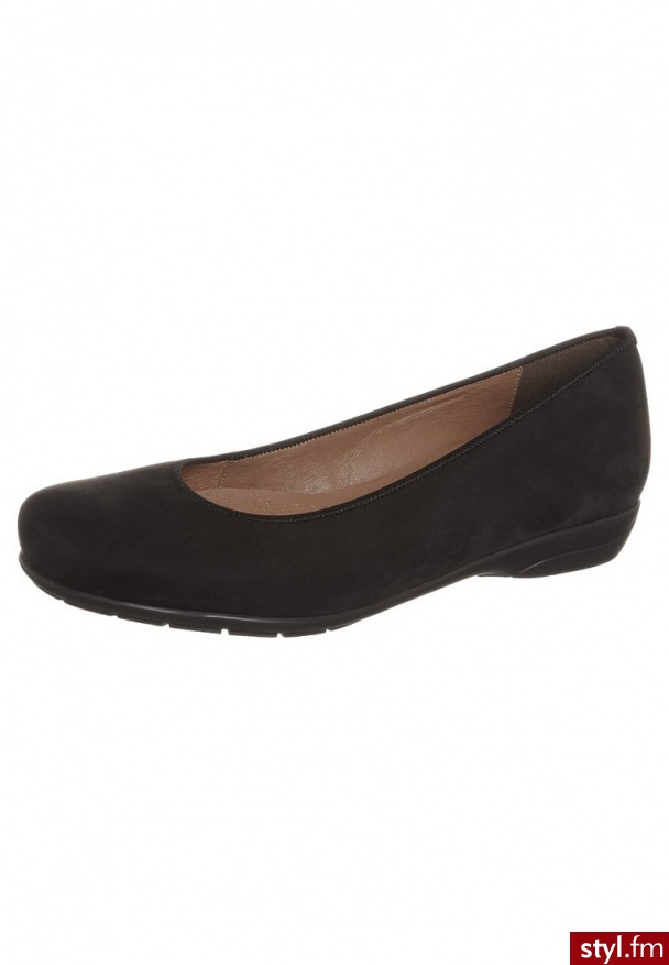 Ara Stanford Baleriny Czarny - Balerinki Buty Moda