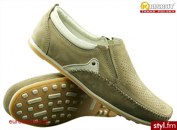 KRISBUT Obuwie Casual Półbuty KR-4413-3-E Czarne - Półbuty Buty Moda