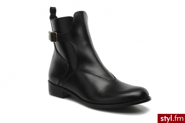 Le Mont St Michel PÓŁBUTY I BOTKI ARIANOS BY (Czarny) - Botki Buty Moda