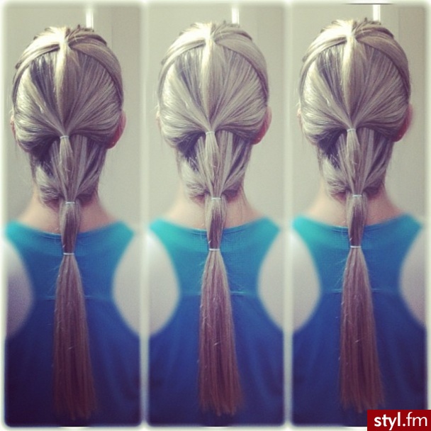 Upięcie Proste Na co dzień Długie Fryzury