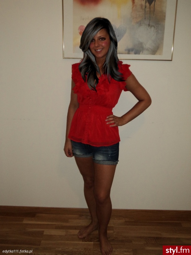 Kolorowe Rozpuszczone Kręcone Na co dzień Długie Fryzury