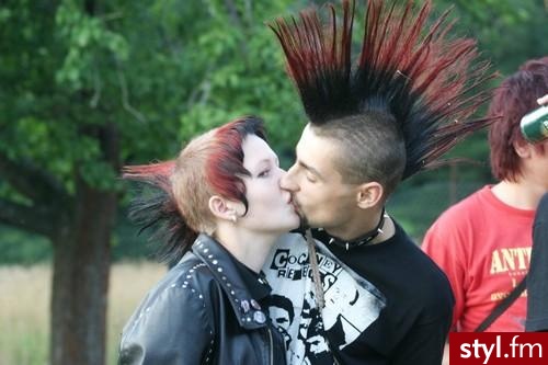 Punk Rock Alternatywne Średnie Fryzury